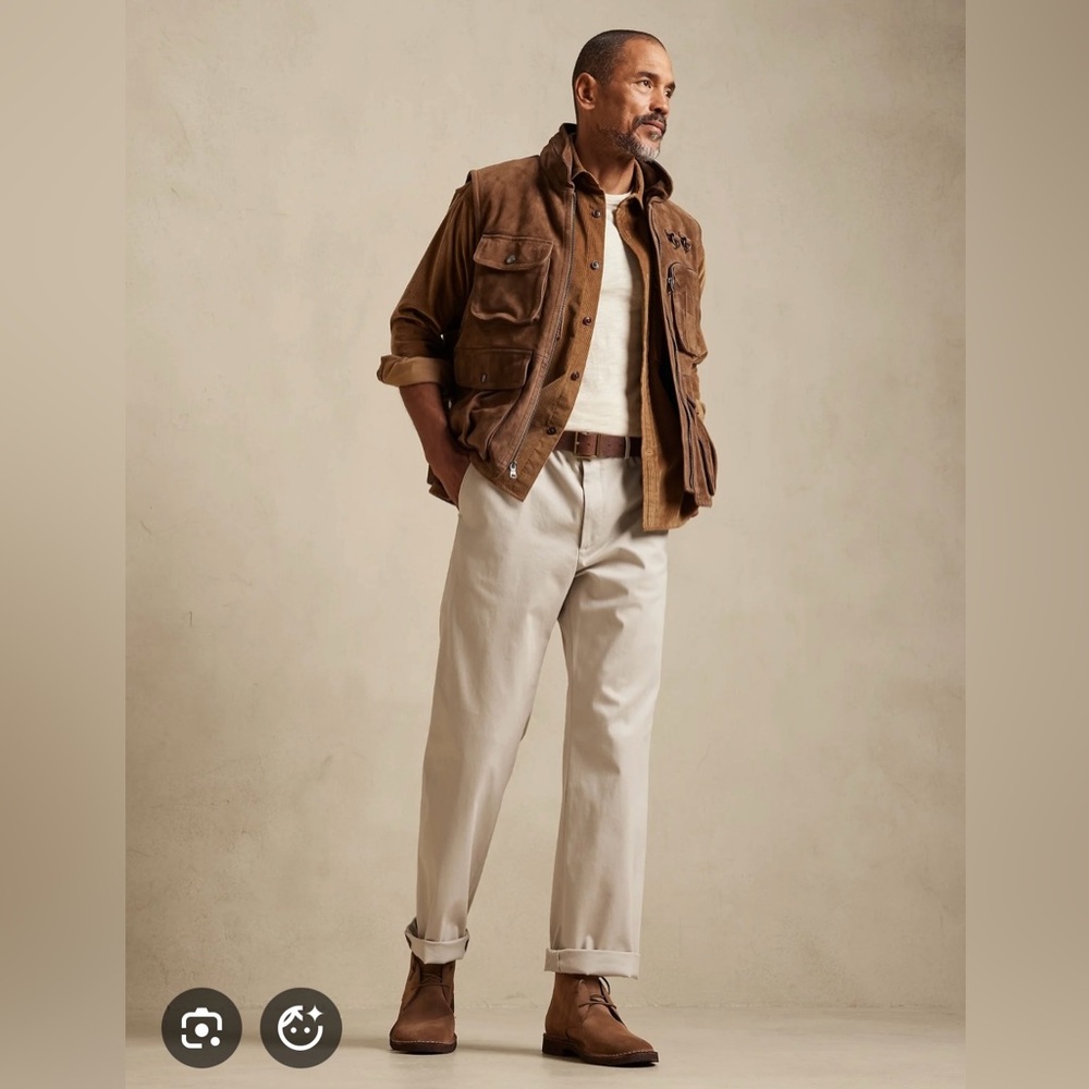 Banana Republic NWT ARCHIVES DAWSON RELAXED RAPID MOVEMENT CHINO 30 x 30 Khaki